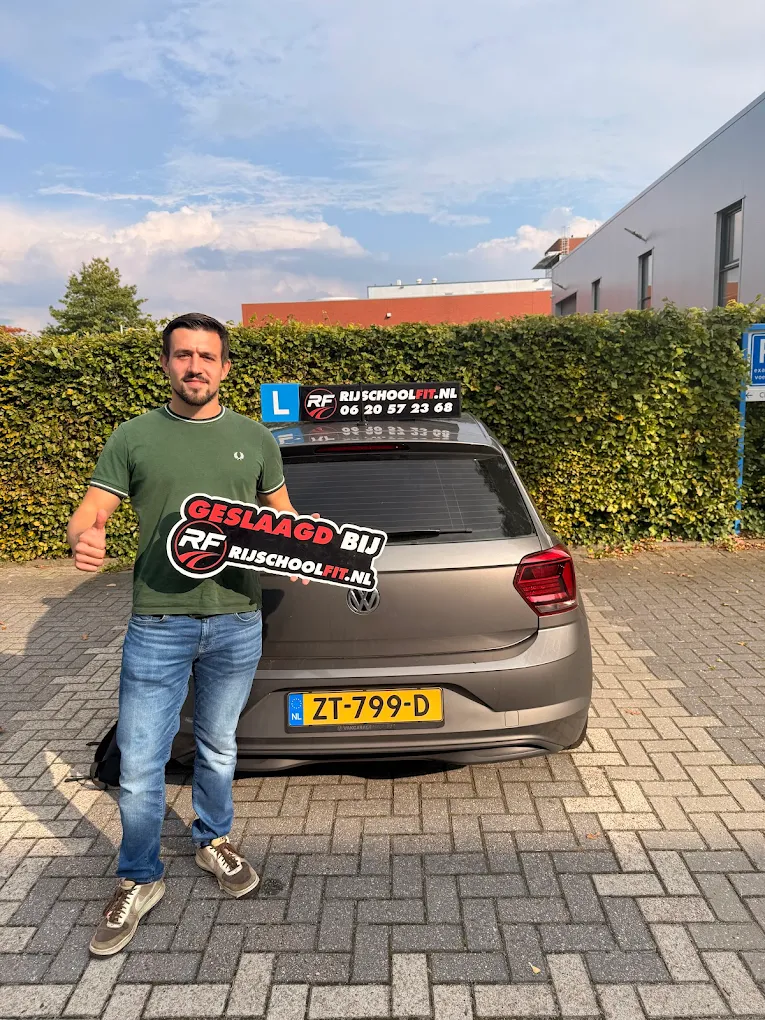 Geslaagde leerling Rijschool Fit