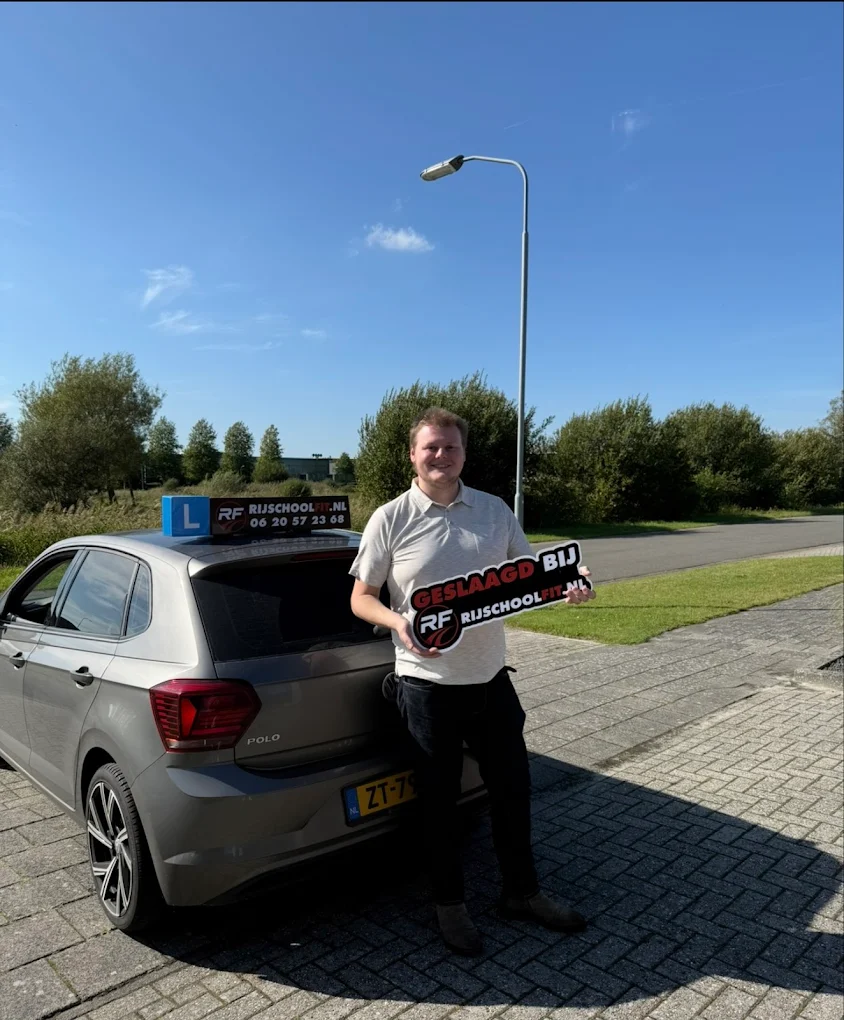 Geslaagde leerling Rijschool Fit