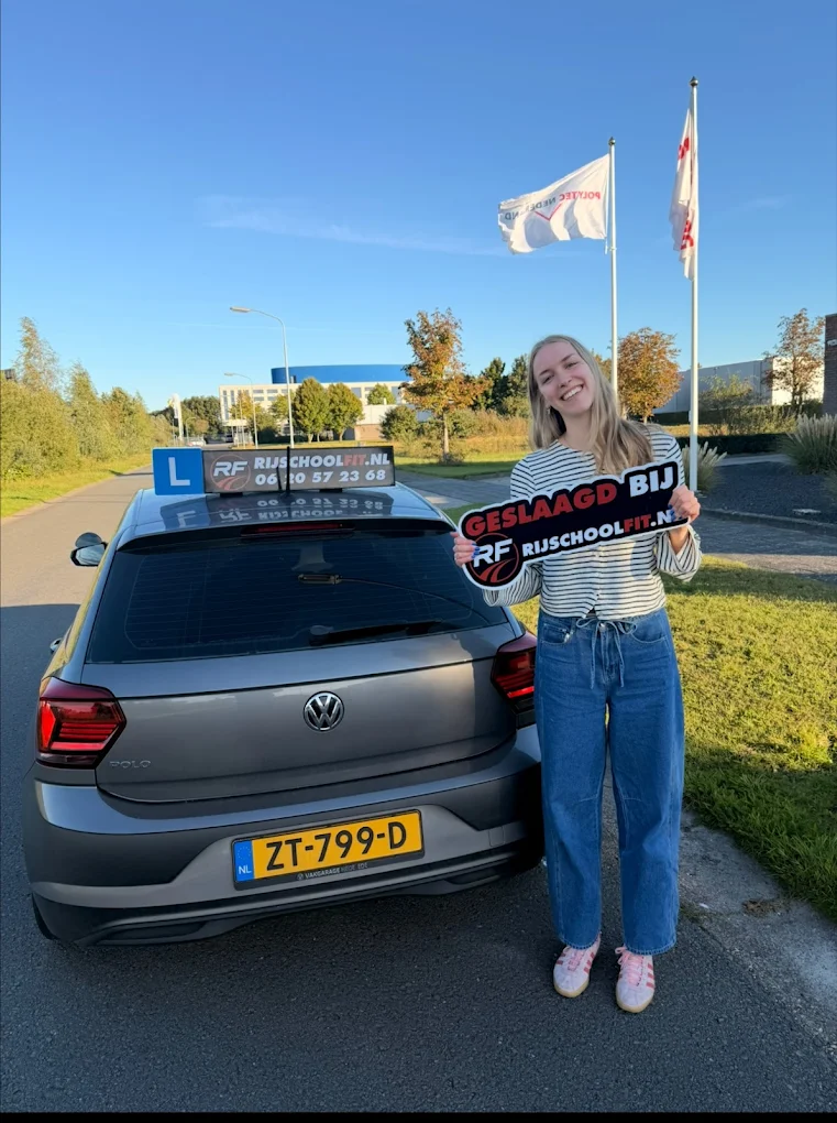 Geslaagde leerling Rijschool Fit