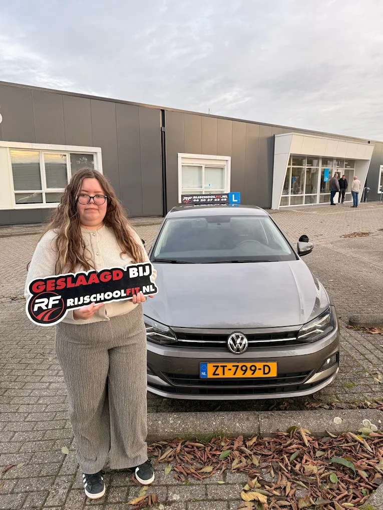 Geslaagde leerling Rijschool Fit