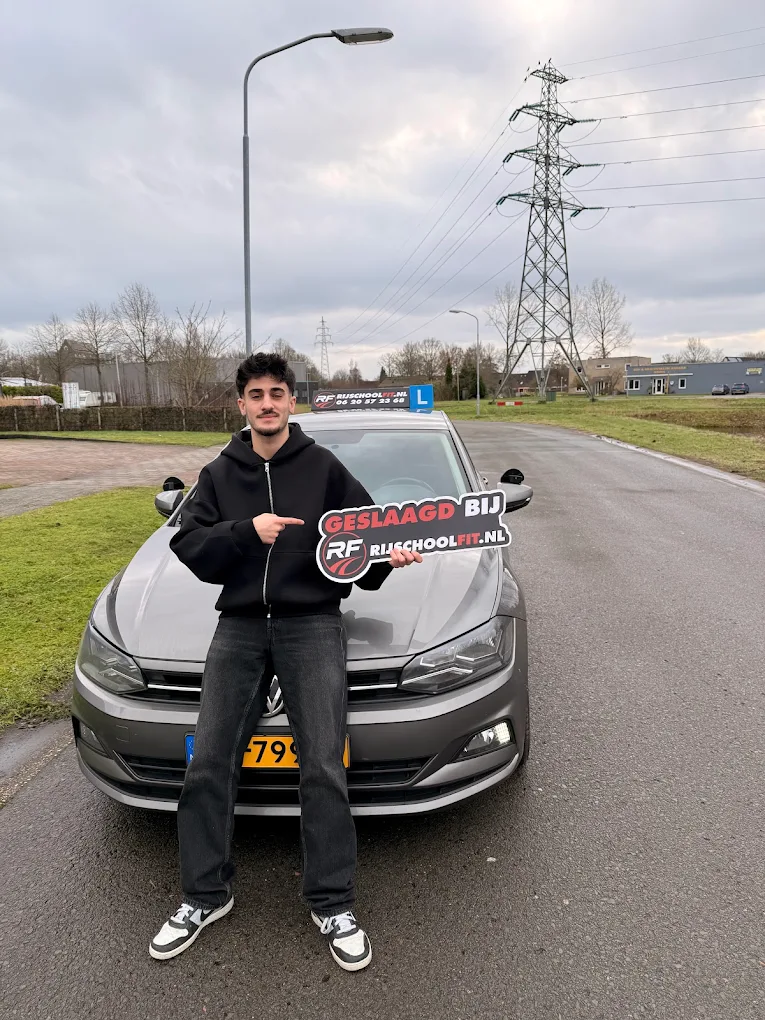 Geslaagde leerling Rijschool Fit